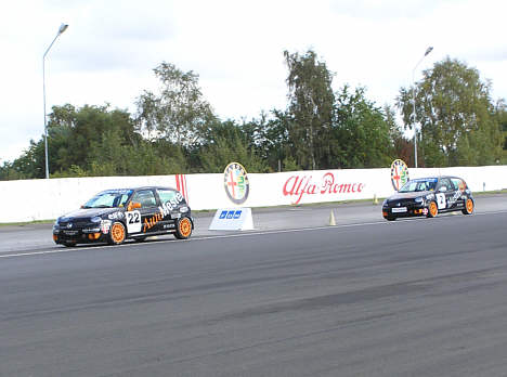 Team AutoMester kørerne på vej ud til afgørelsen